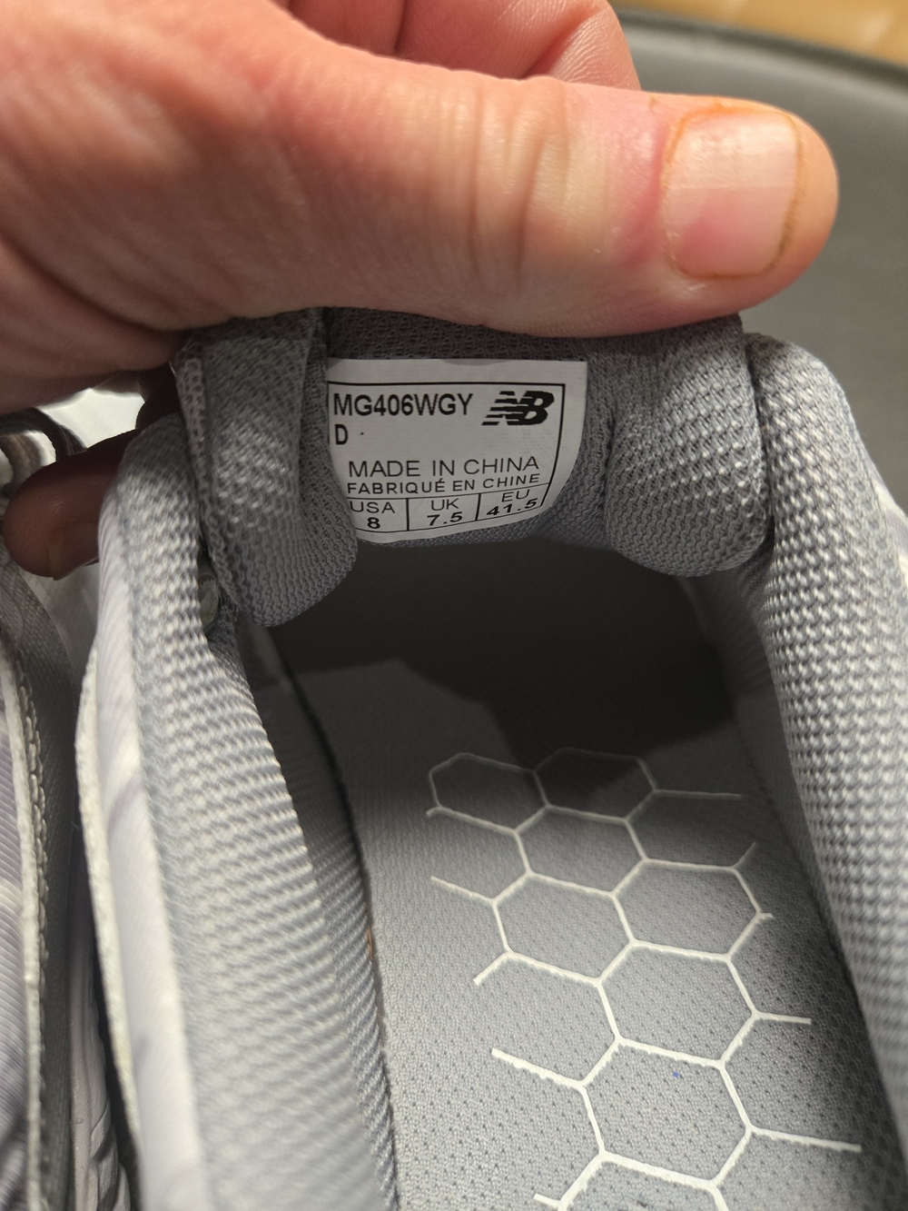 New Balance Fresh Foam Contend V2 Men's Size 8 Grey/White Athletic Shoes NEW - Picture 12 of 12